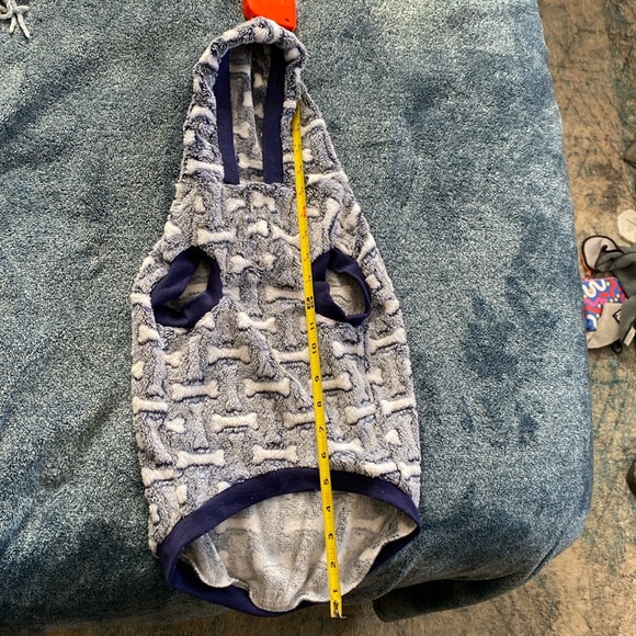 Top paw Dog hoodie fleece size large - Picture 2 of 3